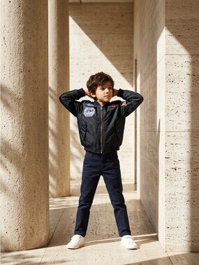 Kids Bomber Patch Jacket